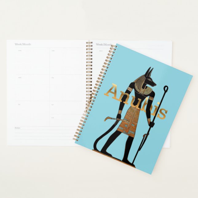 Alter ägyptischer Gott Anubis Planer (Anzeige)