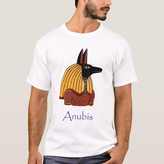 Alter ägyptischer Gott Anubis T-Shirt (Vorderseite)