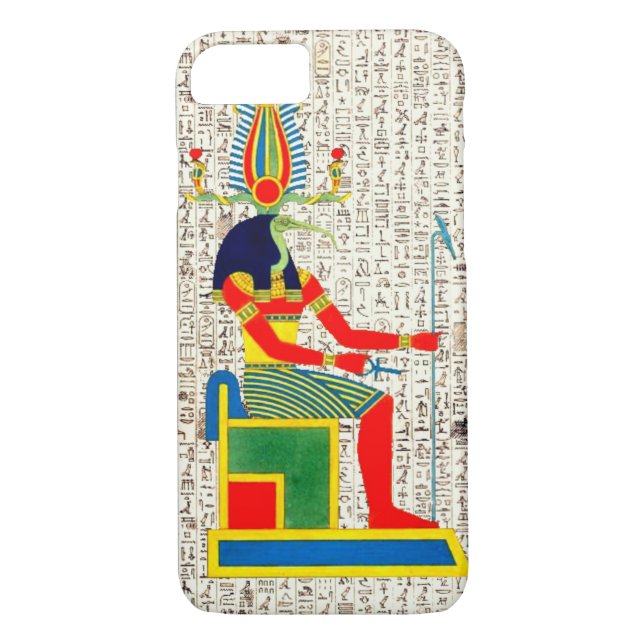 Alter ägyptischer Gott Thoth Hieroglyphics Case-Mate iPhone Hülle (Rückseite)