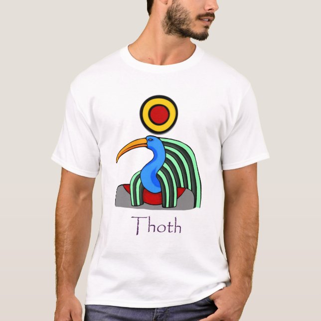 Alter ägyptischer Gott Thoth T-Shirt (Vorderseite)