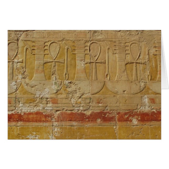 Alter ägyptischer Schlüssel des Lebens Ankh (Vorderseite (Horizontal))