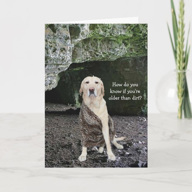 Älter als Dirt? Karte (Vorderseite)