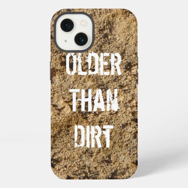 Älter als Dreck iPhone Hülle (Rückseite)