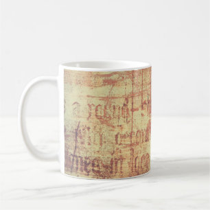 Alter Aluminiumhintergrund Kaffeetasse