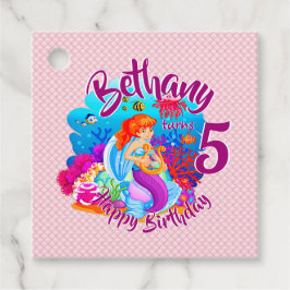 Alter ändern Name Mermaid Geburtstagspartei person Geschenkanhänger