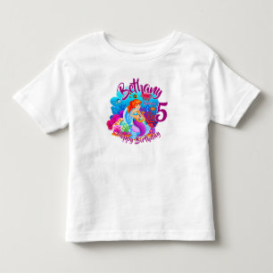 Alter ändern Name Mermaid Geburtstagspartei person Kleinkind T-shirt