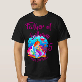 Alter ändern Name Mermaid Geburtstagspartei person T-Shirt