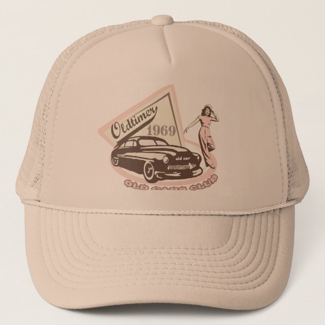 Alter Auto-Verein 69 Truckerkappe (Vorderseite)