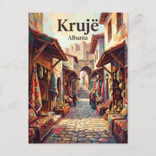 Alter Basar Krujë Albanien Postkarte