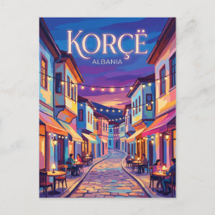 Alter Basar von Korçë Albanien Postkarte