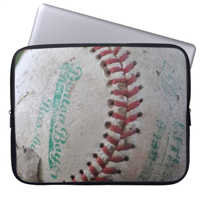 Alter Baseball Laptopschutzhülle (Vorderseite)