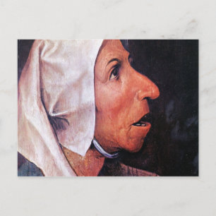 Alter Bauer von Pieter Bruegel Postkarte