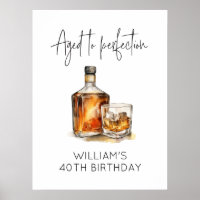 Alter bis Perfection Whiskey Geburtstagspender Cus