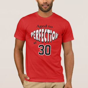 Alter bis Perfektion bei 00 Name hinzufügen T-Shirt