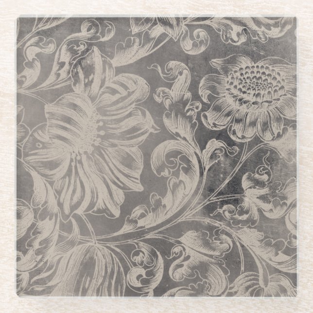 Alter Bläschen Glasuntersetzer (Vorderseite)