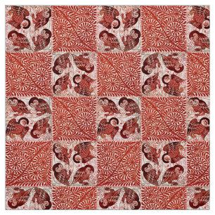 Alter botanischer viktorianischer Entwurf für Stoff