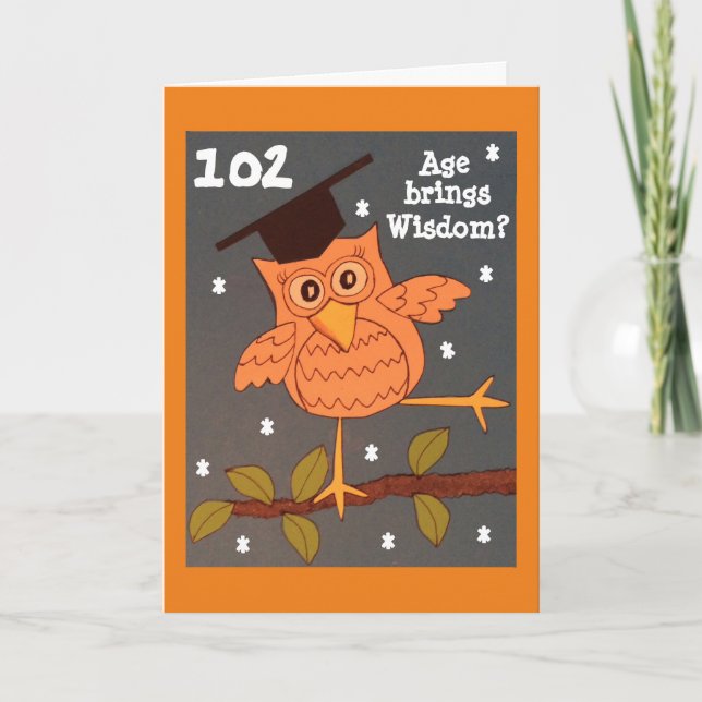 Alter bringt Weisheitskarte Karte (Vorderseite)