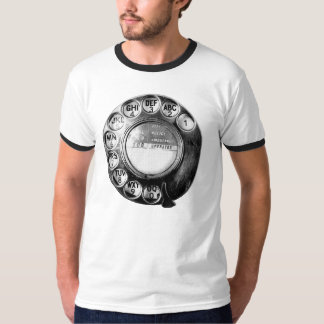 Alter britischer Telefon-Skala-Entwurf T-Shirt