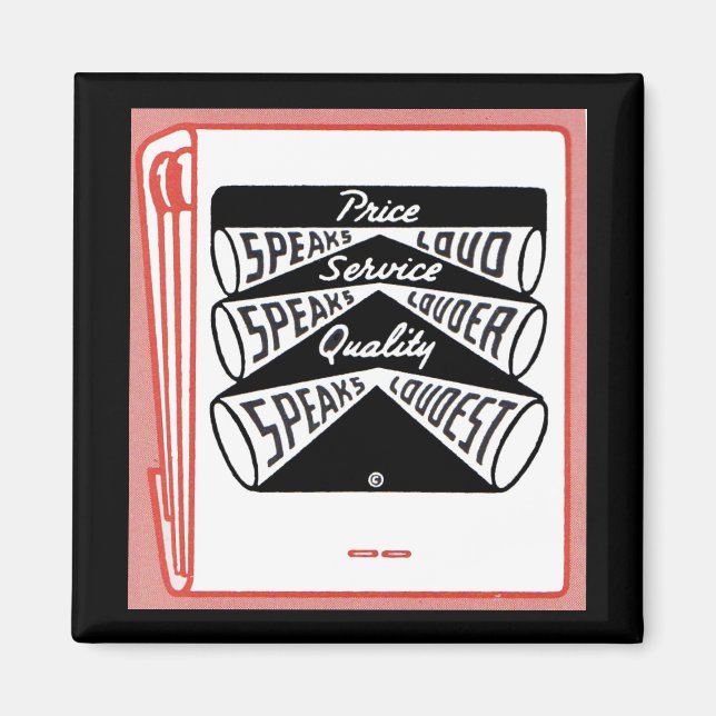 alter Buchcover Price Speaks Loud Magnet (Vorne)