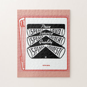 alter Buchcover Price Speaks Loud Puzzle