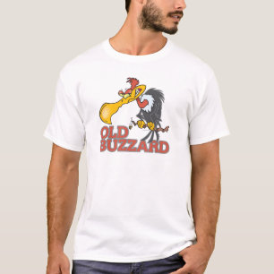 alter Bussard-Comiczeichner T-Shirt