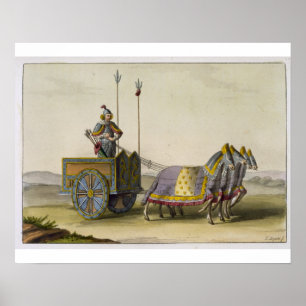 Alter chinesischer KriegChariot, von 'Le Costume Poster