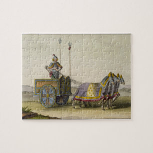 Alter chinesischer KriegChariot, von 'Le Costume Puzzle