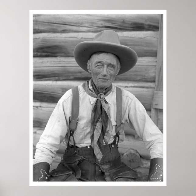 Alter Cowboy Poster (Vorne)