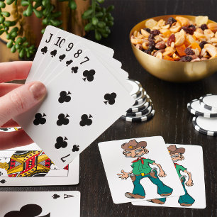 Alter Cowboy Spielkarten