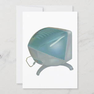 Alter CRT-Monitor Einladung