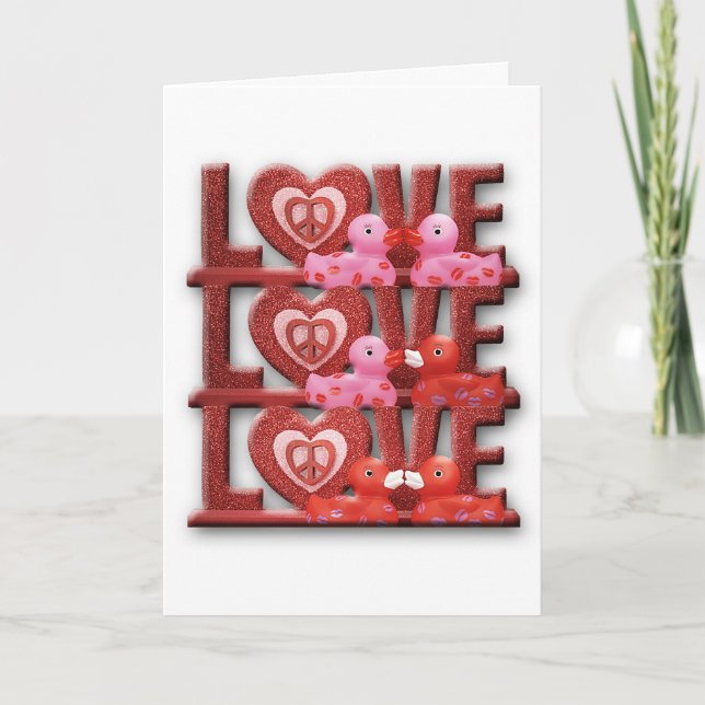 Alter des Duckquarius Feiertagskarte (Vorderseite)