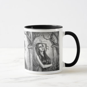 Alter Dryad-Tassen-Göttin-Tassen-Waldgeist Tasse