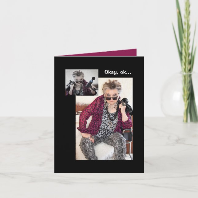 Alter Ego Fehlende Geburtstagskarte Karte (Vorderseite)