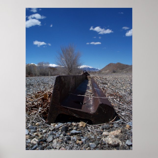 Alter Eisenbahnhof Poster (Vorne)