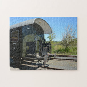 Alter Eisenbahnwagen Puzzle