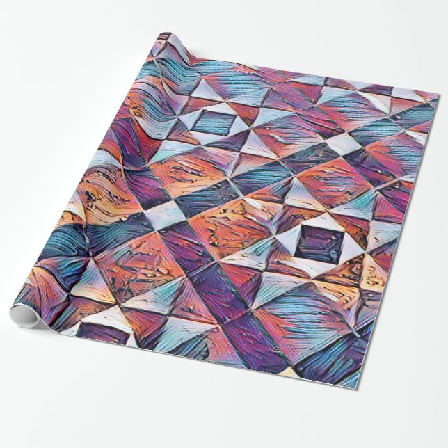 ALTER ENGLAND-TILED-BODEN GESCHENKPAPIER (Ungerollt)