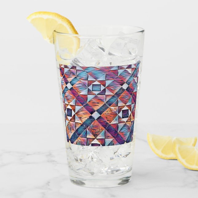 ALTER ENGLAND-TILED-BODEN GLAS (Vorderseite Ice)