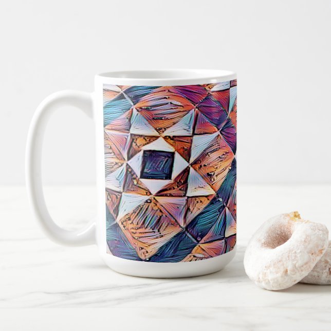 ALTER ENGLAND-TILED-BODEN KAFFEETASSE (Mit Donut)
