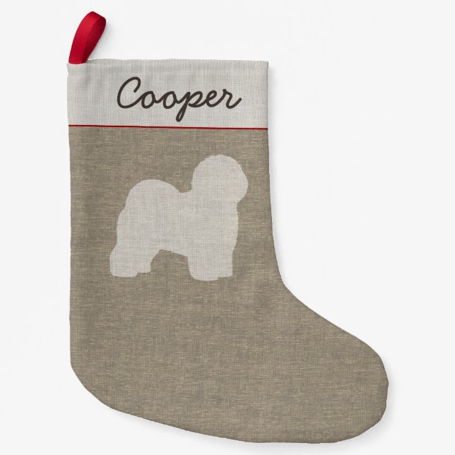 Alter englischer kleiner weihnachtsstrumpf (Vorderseite)