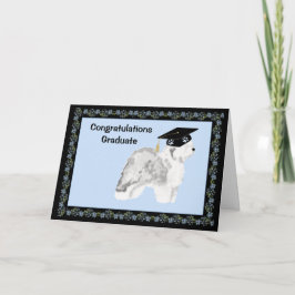 Alter englischer Schäferhund-Abschluss Karte