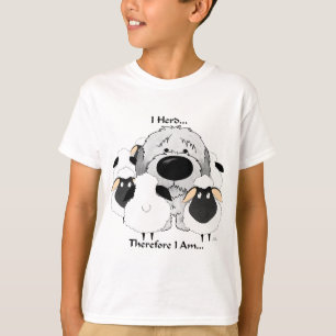 Alter englischer Schäferhund - i-Herde deshalb bi T-Shirt