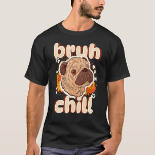 Alter, entspannter Pug-Teenager-Spruch Pug einfach T-Shirt