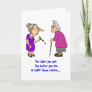 Älter erhalten Sie… Geburtstag Karte