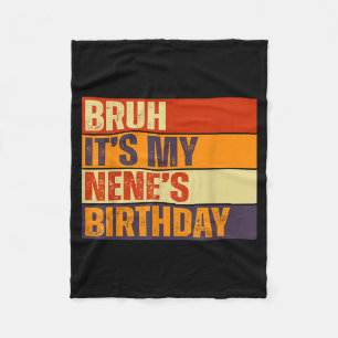 Alter, es ist der Geburtstag meiner Nene, vintage Fleecedecke