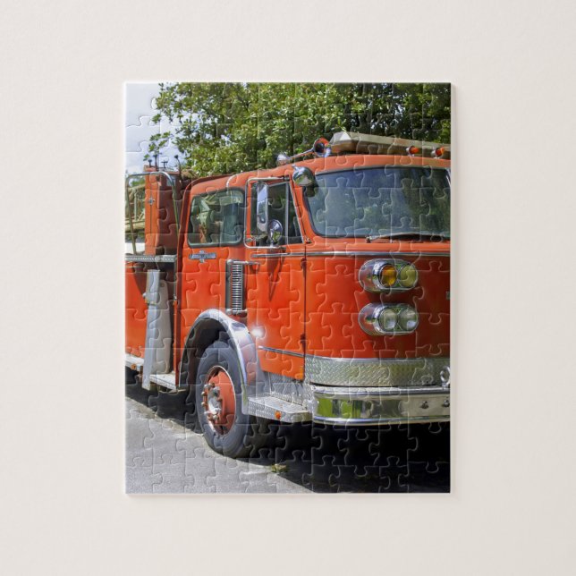 Alter Firetruck Puzzle (Vertikal)