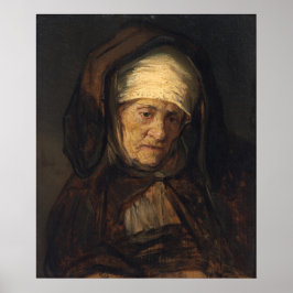 Alter Frau - Rembrandt Fine Art Poster