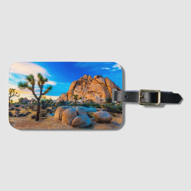 Alter Frauenfelsen - Joshua-Tree-Nationalpark Gepäckanhänger (Vorderseite (Horizontal))