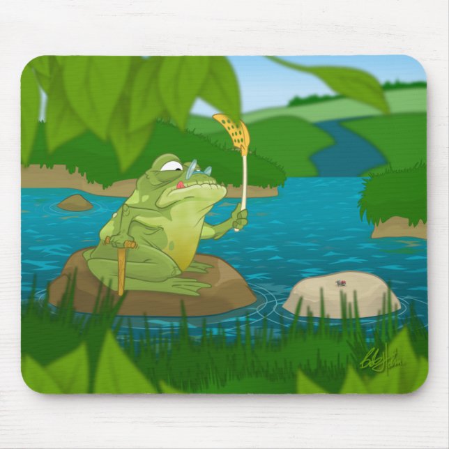 Alter Frosch Mousepad (Vorne)
