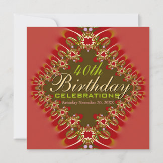 Alter Geburtstag Delikat & Grand Celebrations Einladung