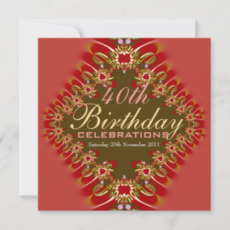 Alter Geburtstag Delikat & Grand Celebrations Einladung